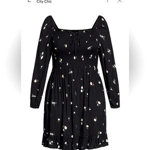 City Chic Ditsy dress